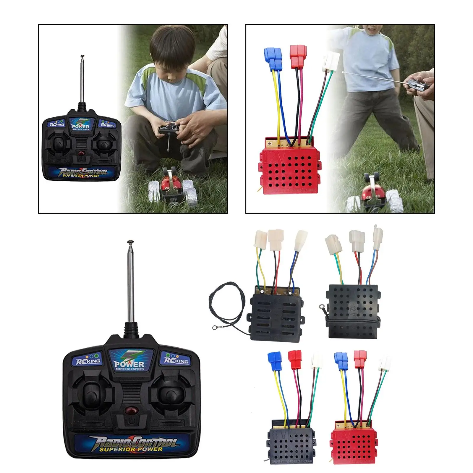 Control Box Accessories Replacement Parts for Children Electric Ride on Toys