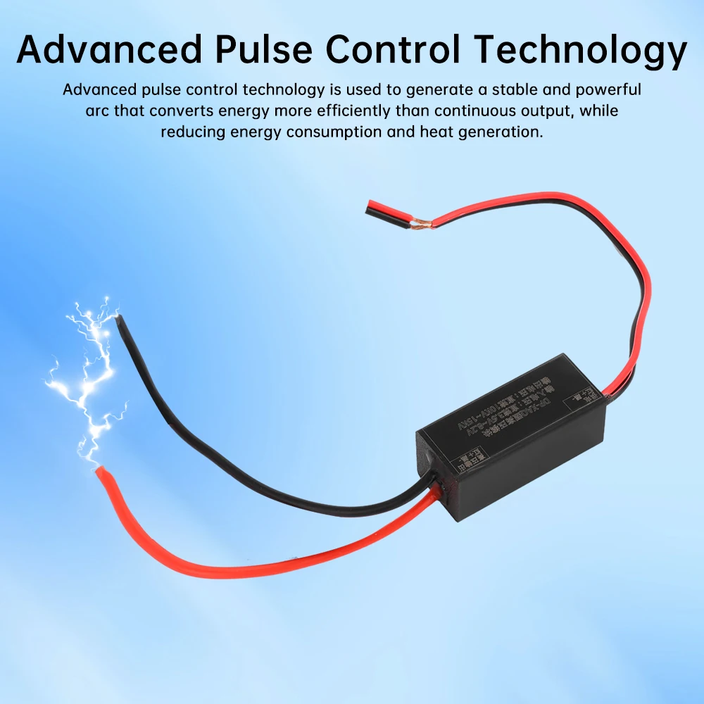 3.6V 7.4V Boost 15KV Pulse Arc High Voltage Module Support up to 10 Minutes Work For High-Intensity Arc High Voltage Discharge