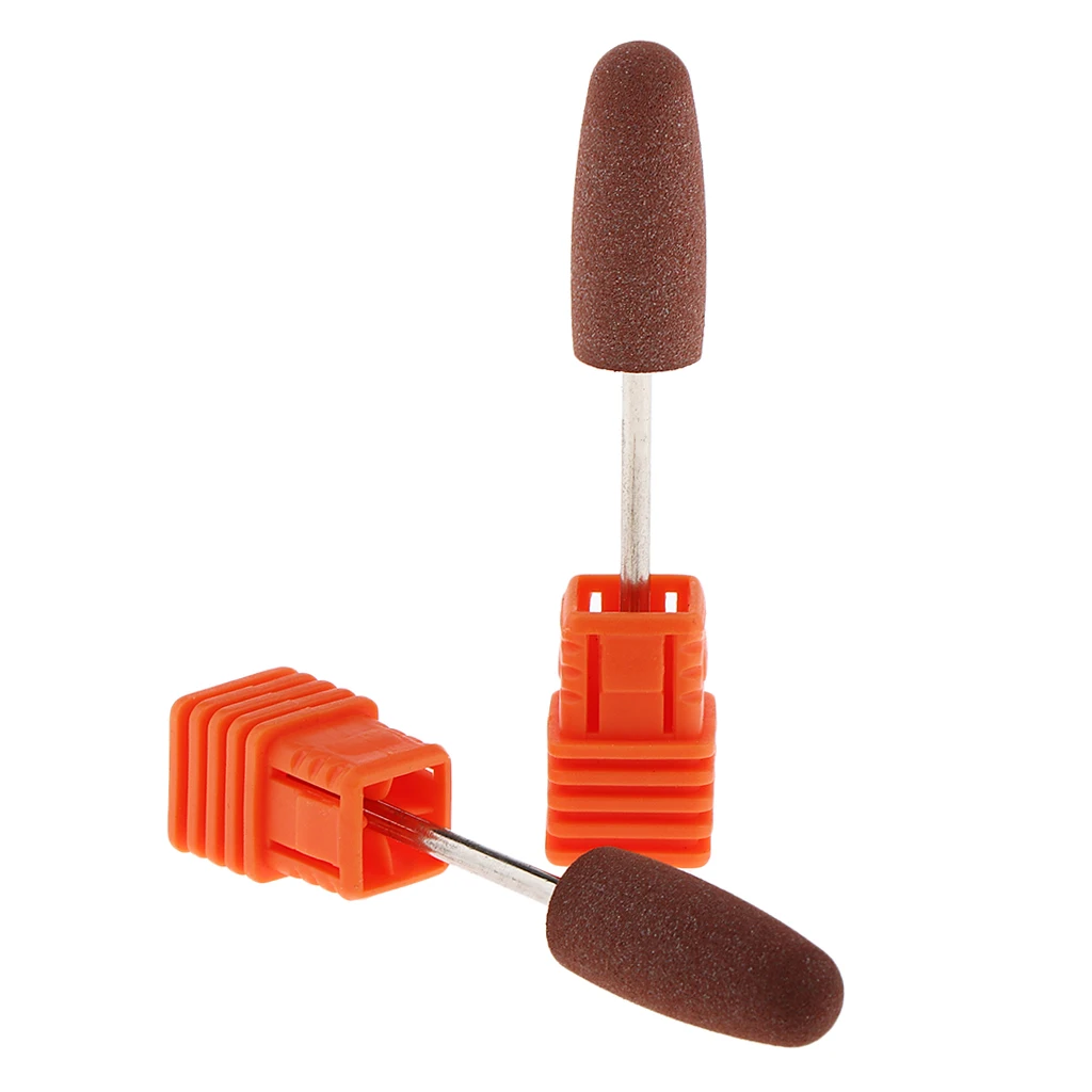 2 pezzi di rimozione delle cuticole per unghie in gel per lucidare le cuticole, fornitura per manicure con macchina rotativa per unghie acriliche per lo sposo