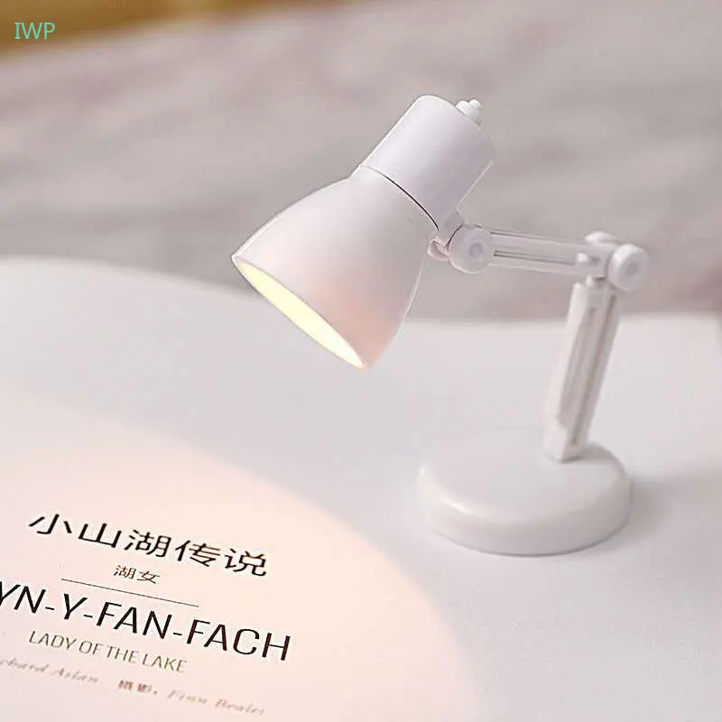 Creative Mini Book Light Bedroom Night Light Mini Book Clip Light Warm Light Eye Protection Small Table Lamp Home Decor Lamp