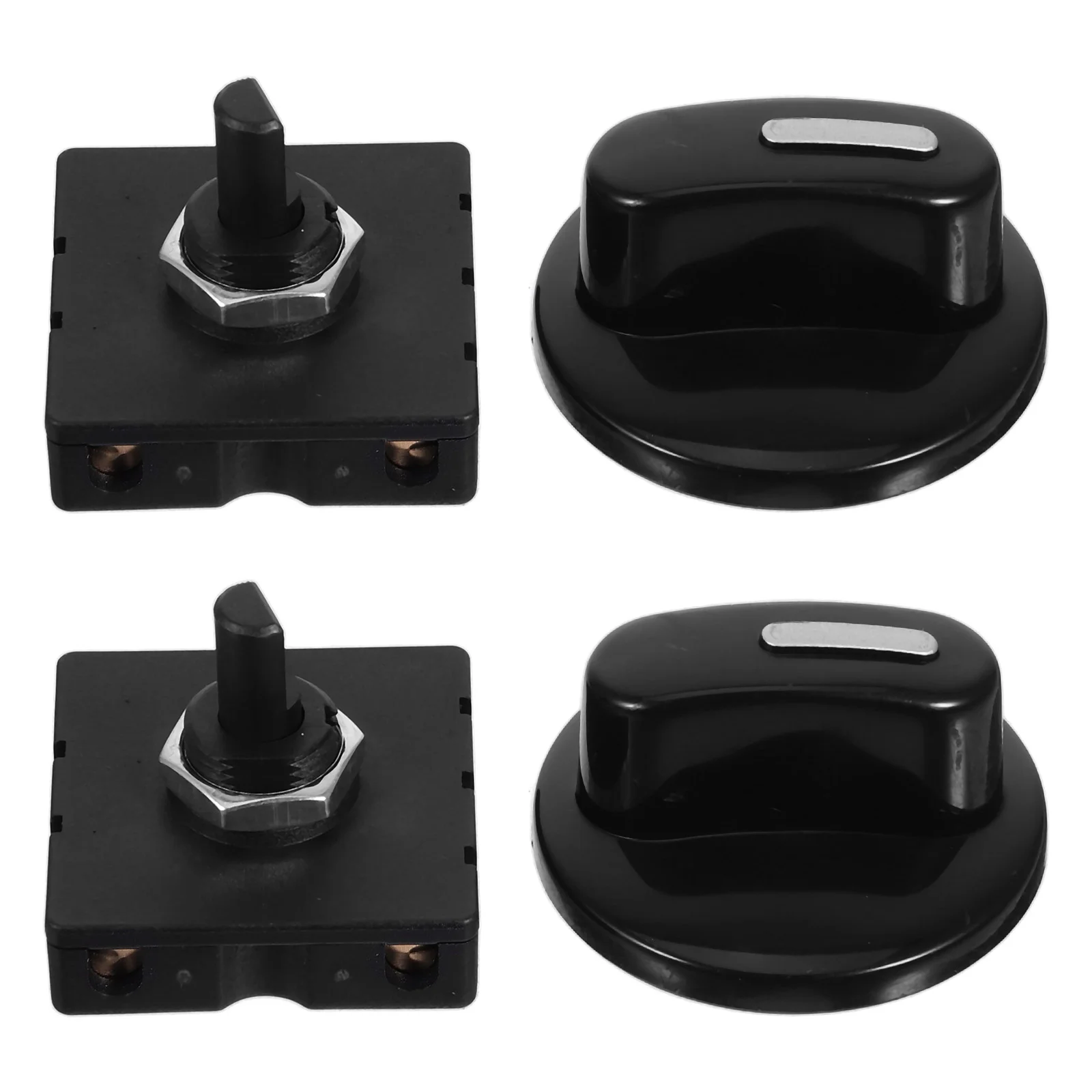 

2 Set Rotary Switch Switches 4 Position Speed Control Selector 3 Heater 3- with Knob Rotating