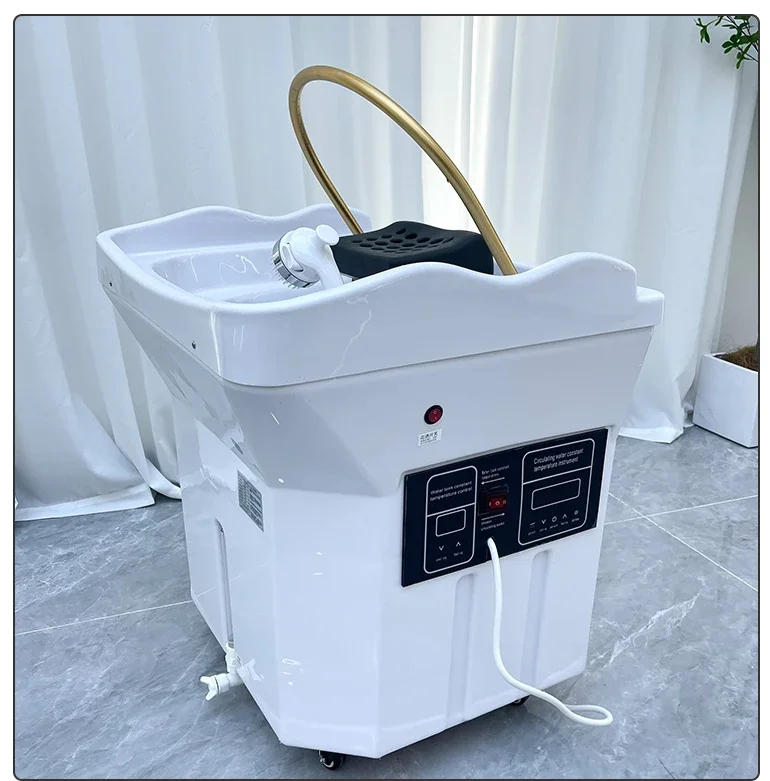 XinSheng Kopf SPA Shampoo Becken Intelligente Haar Waschen Möbel Schönheit Friseur Salon Begasung Hydrotherapie Ausrüstung – Detail 11
