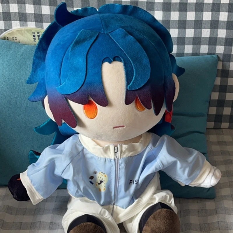 Oryginalny Bandai Namco POTEPOTTE Honkai: StarRail JingYuan Ren Gadżet z Gry Postać w Stanie Siedzącym Pluszowa Lalka