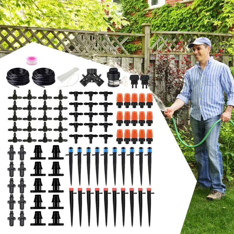 Automatic Drip Irrigation Kits Automatic Garden Sprayer System Watering Equipment Misting Supplies Sprinkler Tools For Patios