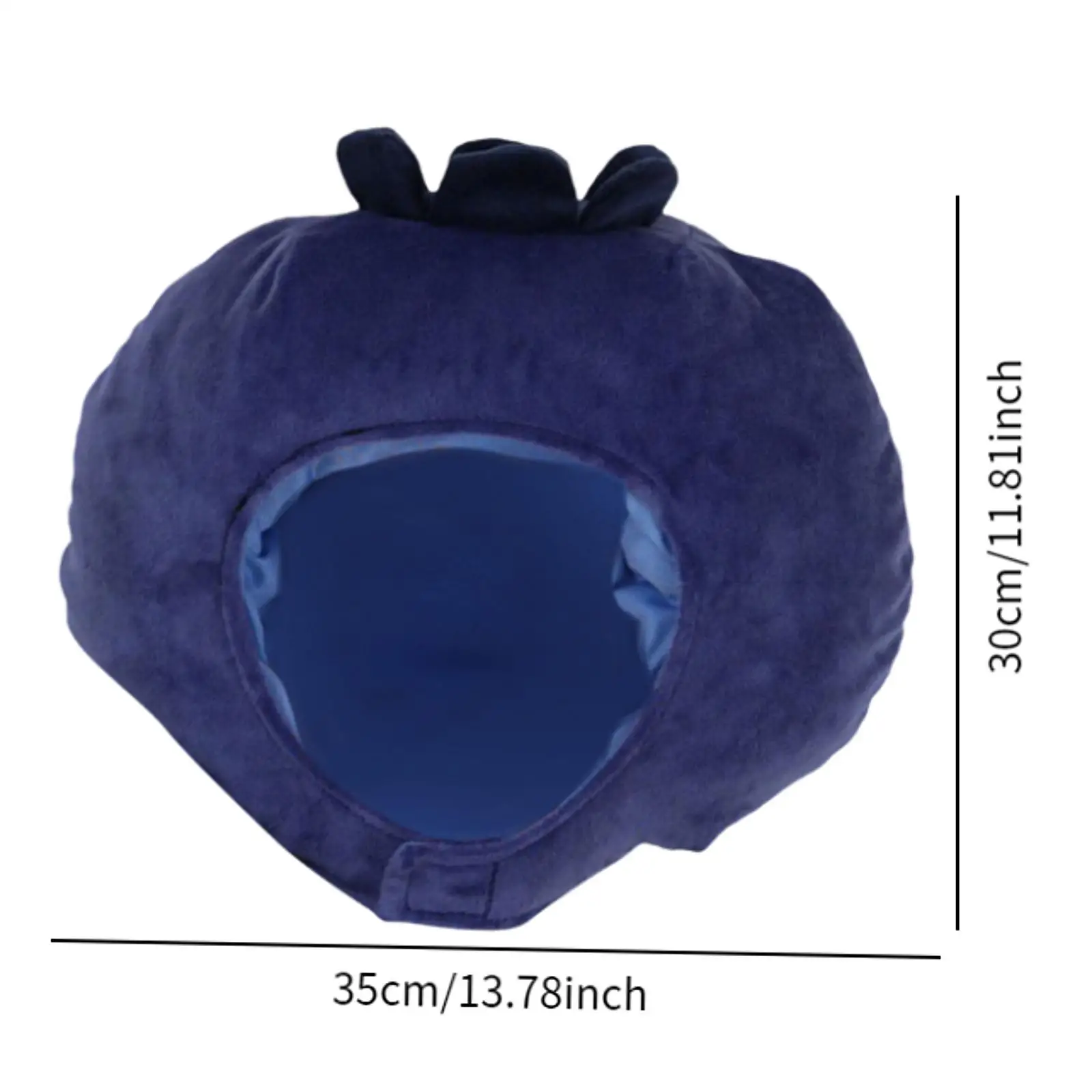 Blueberry Headgear Hat Warm Head Cover for Festivals Birthday Gift Roles Playing
