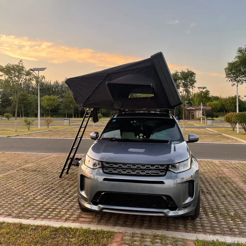 Waterproof All-Weather SUV/4X4 Car Rooftop Tent Quick Pop-Up Design Hard Shell Roof Top For Off-Road Camping Fitting 3-4 Peoplen