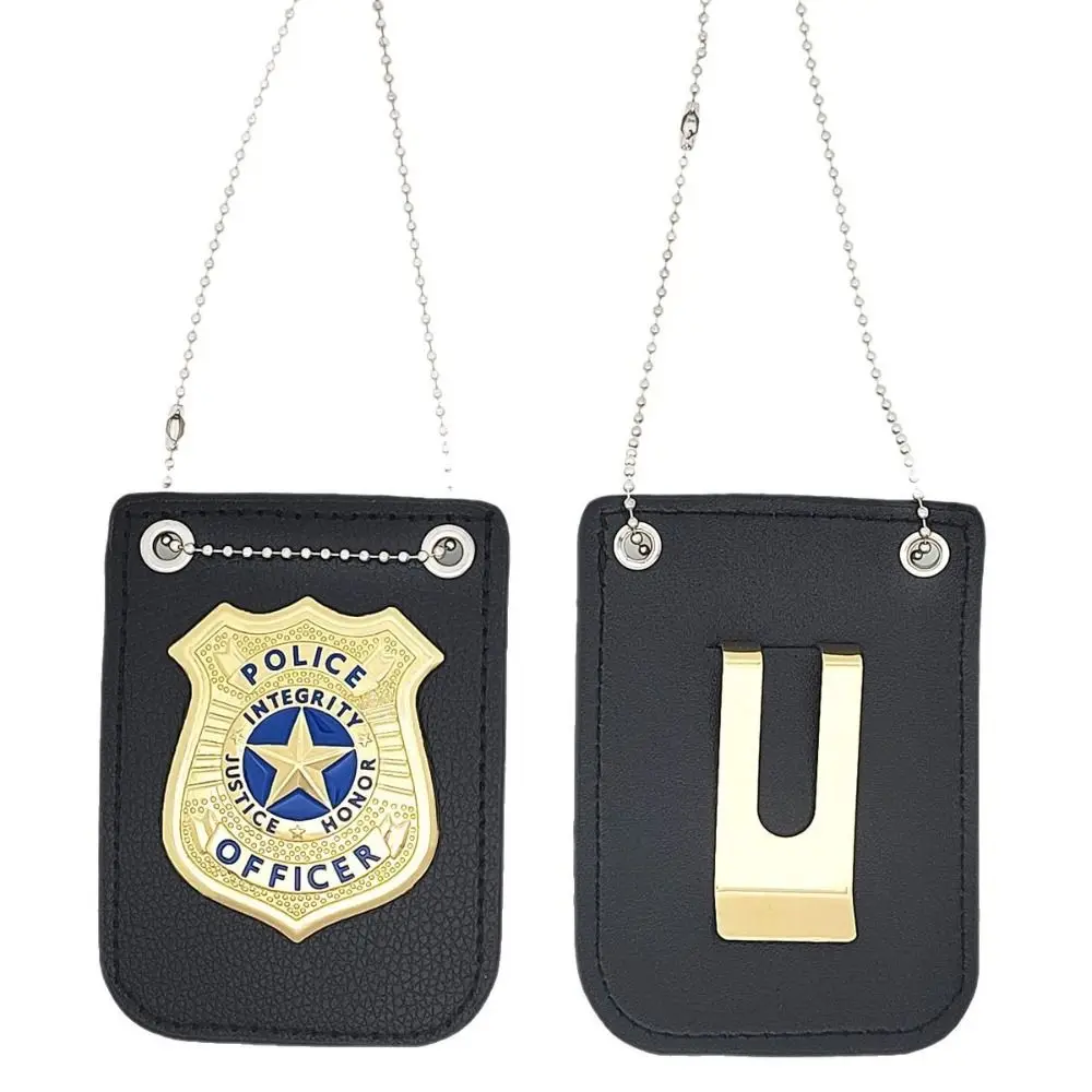 Déguisement Cosplay Badge de Police jeu de Simulation officier de Police jeu de rôle jouet en plastique ceinture Clip Simulation Badge de Police