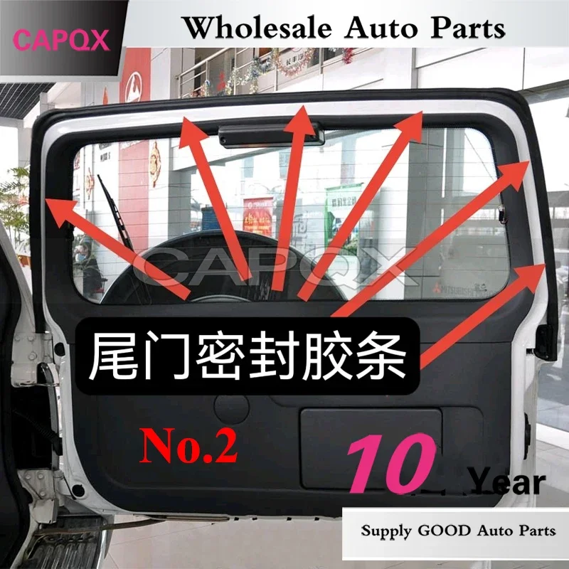 CAPQX For Mitsubishi Pajero MONTERO V31 V43 V32 V33 Trunk Sealing Strip Tail Door Frame Rubber Strip Rear Door Upper Seal Strip