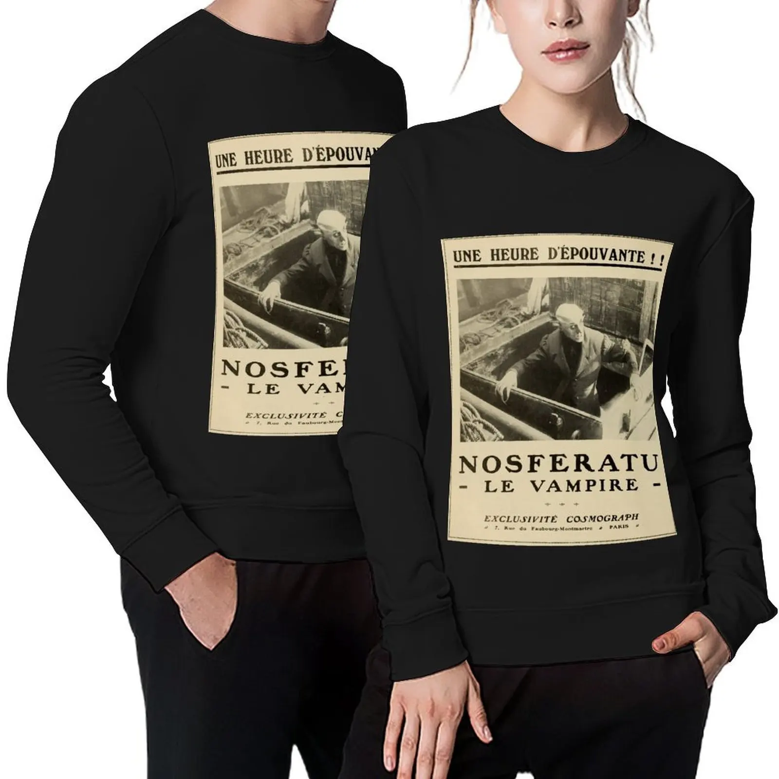 

NOSFERATU Le Vampire Legendary Silent Horror Film Dracula .F W. MURNAU Pullover autumn autumn jacket men new sweatshirts