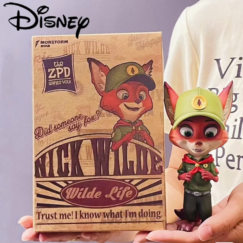 

Disney Zootopia Red Scarf Little Nick Chao Plays With Hand-Made Ornaments Model Decoration Collection Hand-Made Toy Gift