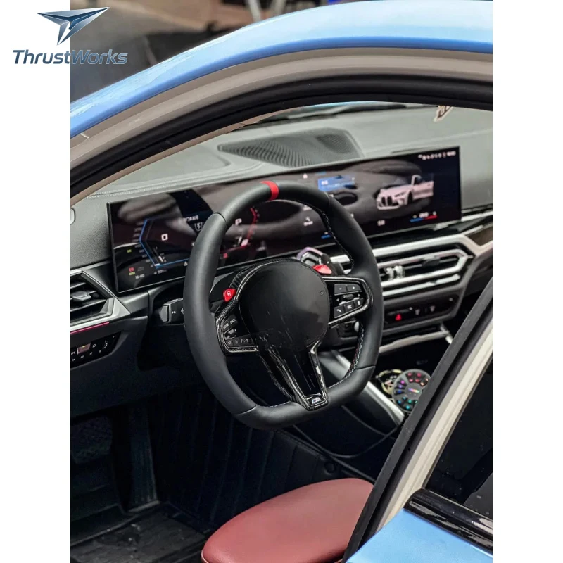 

ThrustWorks Car Accessories G11 G12 G20 G30 M3 M4 M5 X3 X4 X5 Customized Carbon Fiber Decorative Cover Steering New