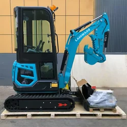 China Factory New Mini Excavator Price 2 Ton Mini Excavator 1.8 Ton Hydraulic Small Micro Digger Hot Sale LANDWARD Customized