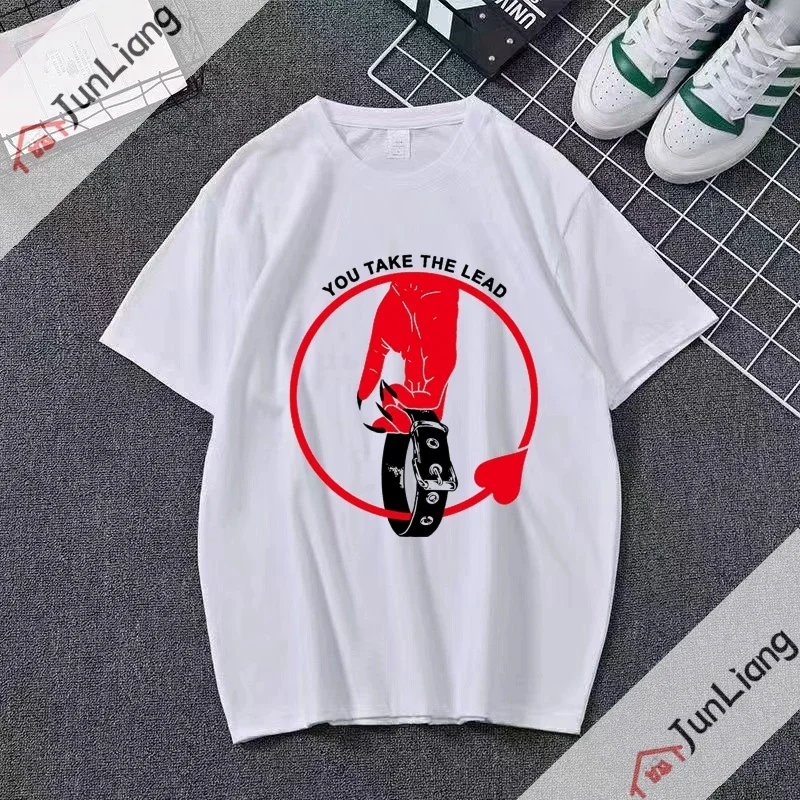 You Take The Lead Casual Funny Men's Tops Tshirt Hip Hop Streetwear Harajuku Popular Shirts