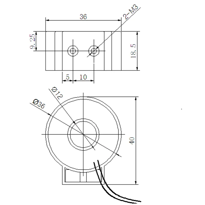 Acrel AKH-0.66-W-12N High Accuracy Miniature CT for Multi Channel Power Distribution System Mini Current Transformer