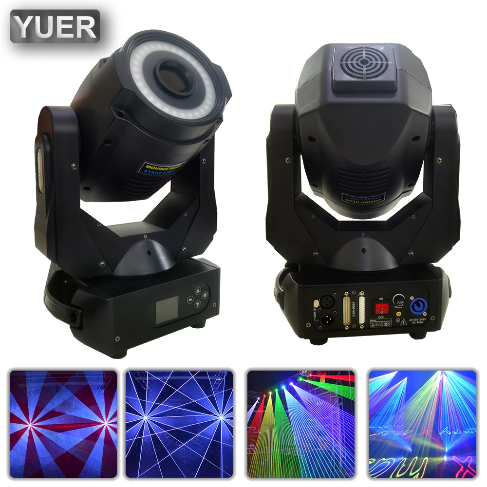 2W 3W Professional DJ Disco Lights Animation Strobe Laser 3in1 Moving Head Light DMX Nightclub Party Show Stage Lighting DMX512