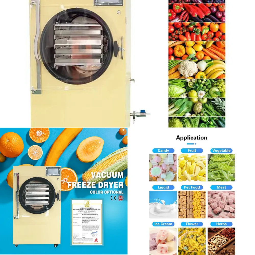 

Food Continuous Freeze Dryer Machine Food Drying Machine Portable Machine Food Vacuum Freeze Dryer