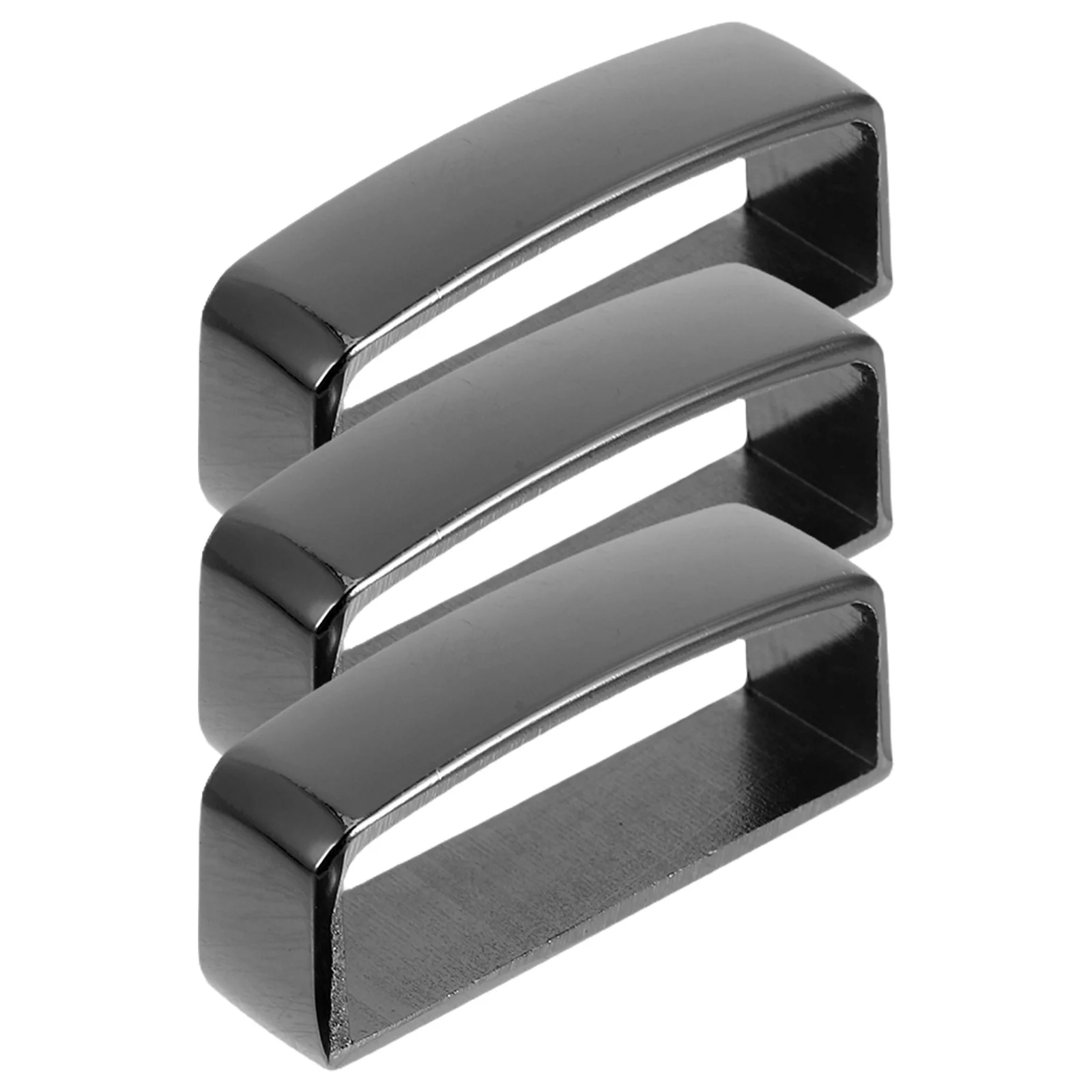 3 قطعة سبائك الزنك حزام مشبك اكسسوارات حزام رجالي الحلقات حفظة استبدال المضادة للانزلاق السحابة حلقة مشبك اتصال