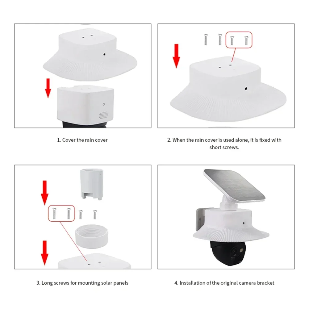 Weatherproof Metal Corner Mount For Eufy SoloCam S340 Adjustable Mounting Bracket For Wireless Security Camera