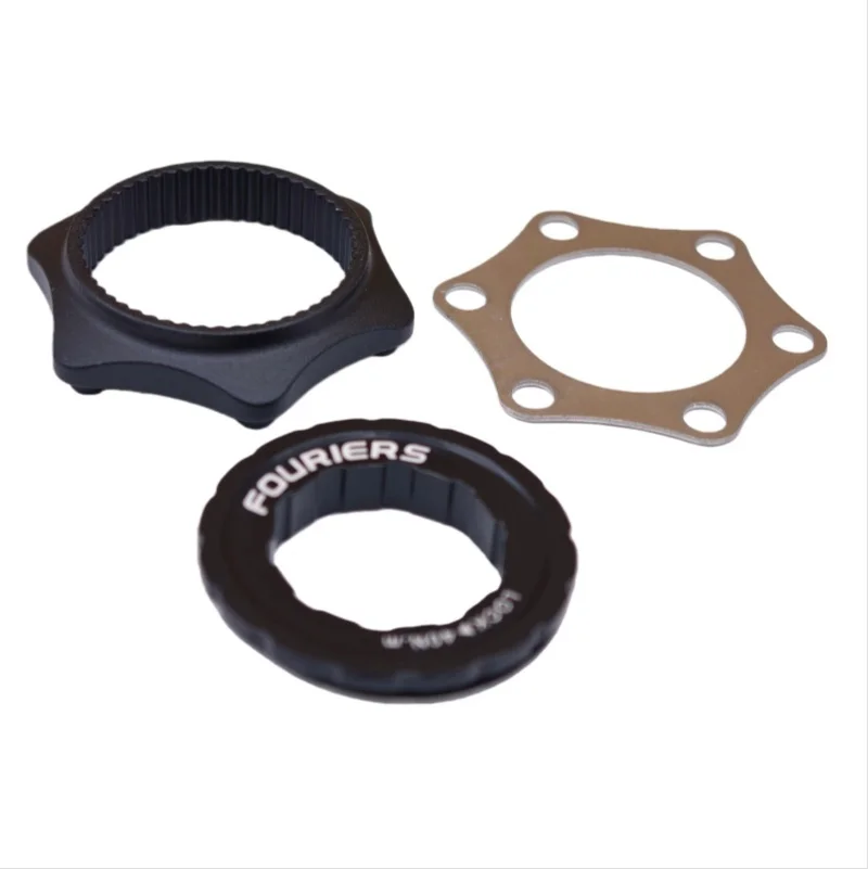 FOURIERS ADP-DISC-SH Mozzo per bicicletta Blocco centrale Adattatore a 6 bulloni Rotore del freno a disco per mountain bike Mozzo per ciclismo Blocco centrale Parti della bici