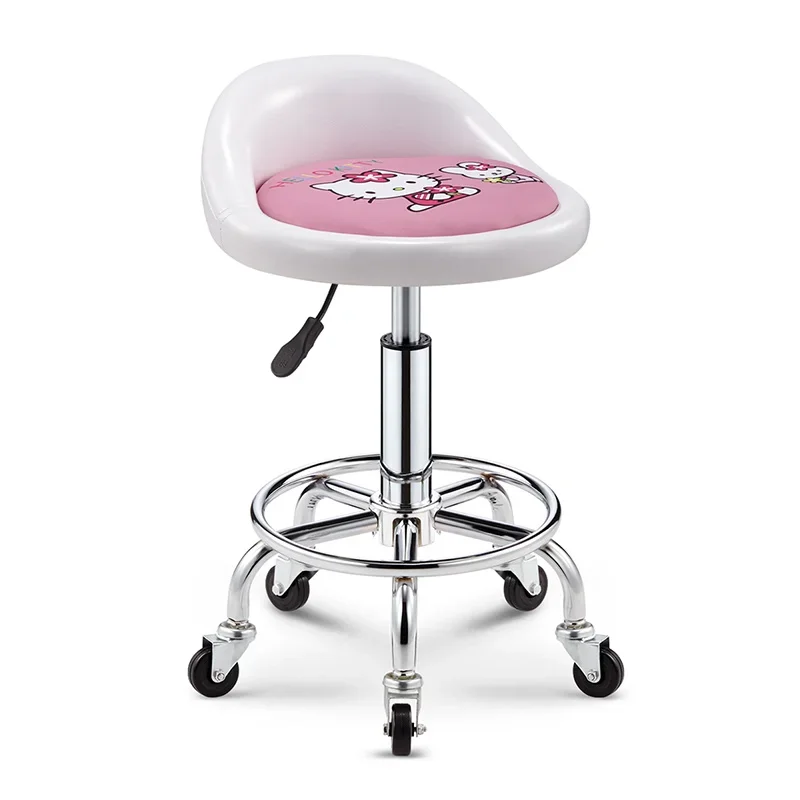 Beauty Stool for Barber Shop, Rotating Lift, Round Chair, Nail Salon, Hairdressing, Work Bench