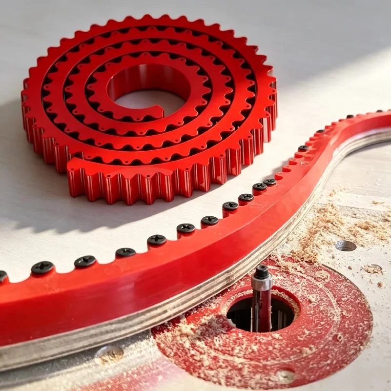 1M/2M Gear Woodworking Profiling Strip, Flexible Curve Template, Adjustable Fixed Complex Shape ContourWoodworking Tool Guide