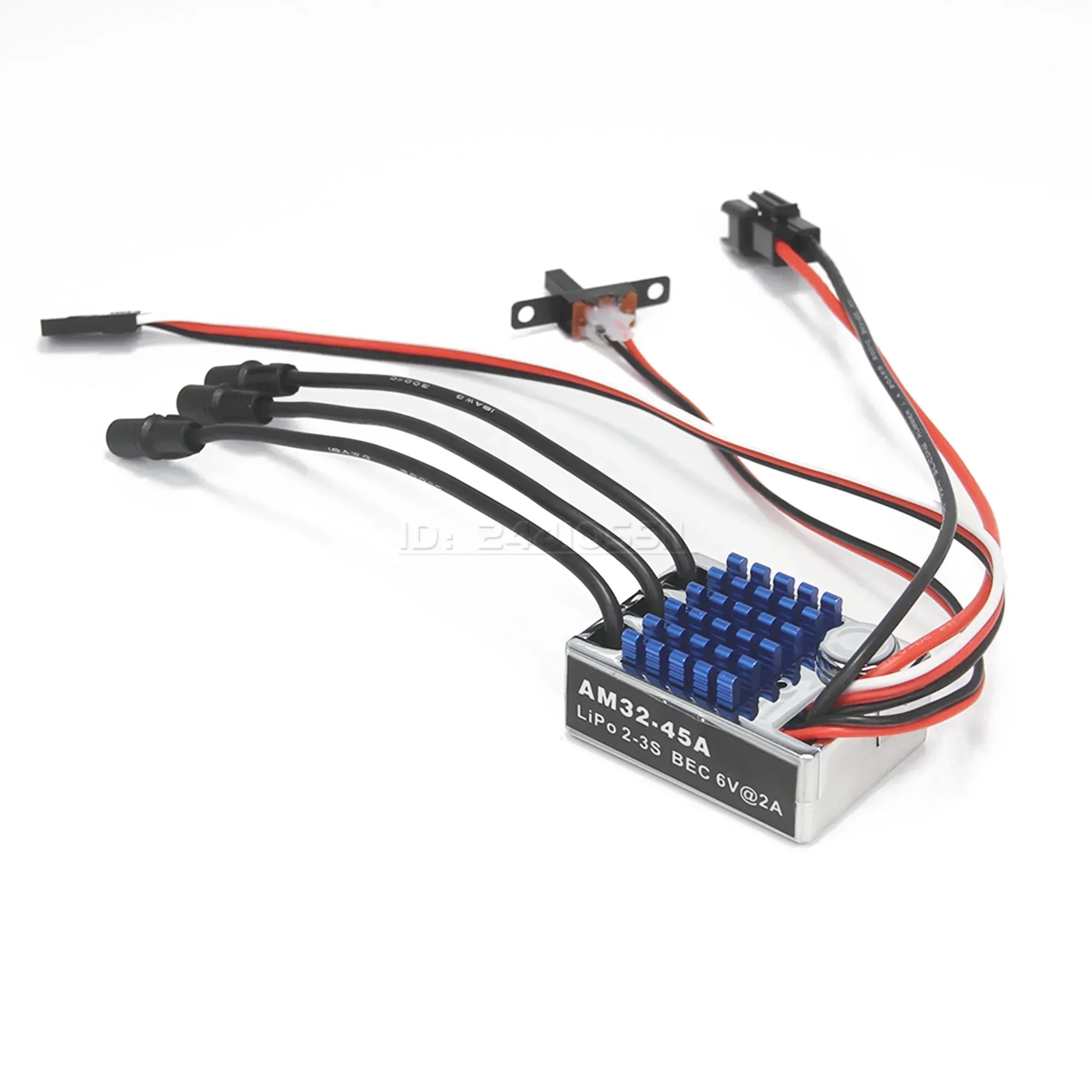 2322 RC Outrunner Crawler Brushless Motor 45A ESC 7CH Transmitter Receiver 21g Servo Upgrade Kit for MN82 MN99S MN168 MN78 Car