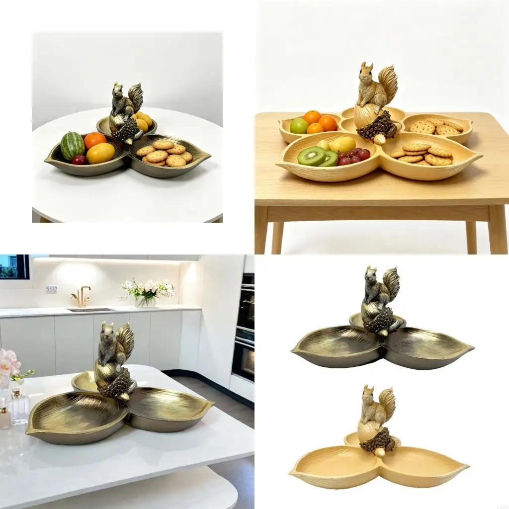 

L9BE Unique Squirrels Design Resin Holders Great Gift For Housewarmings Birthday