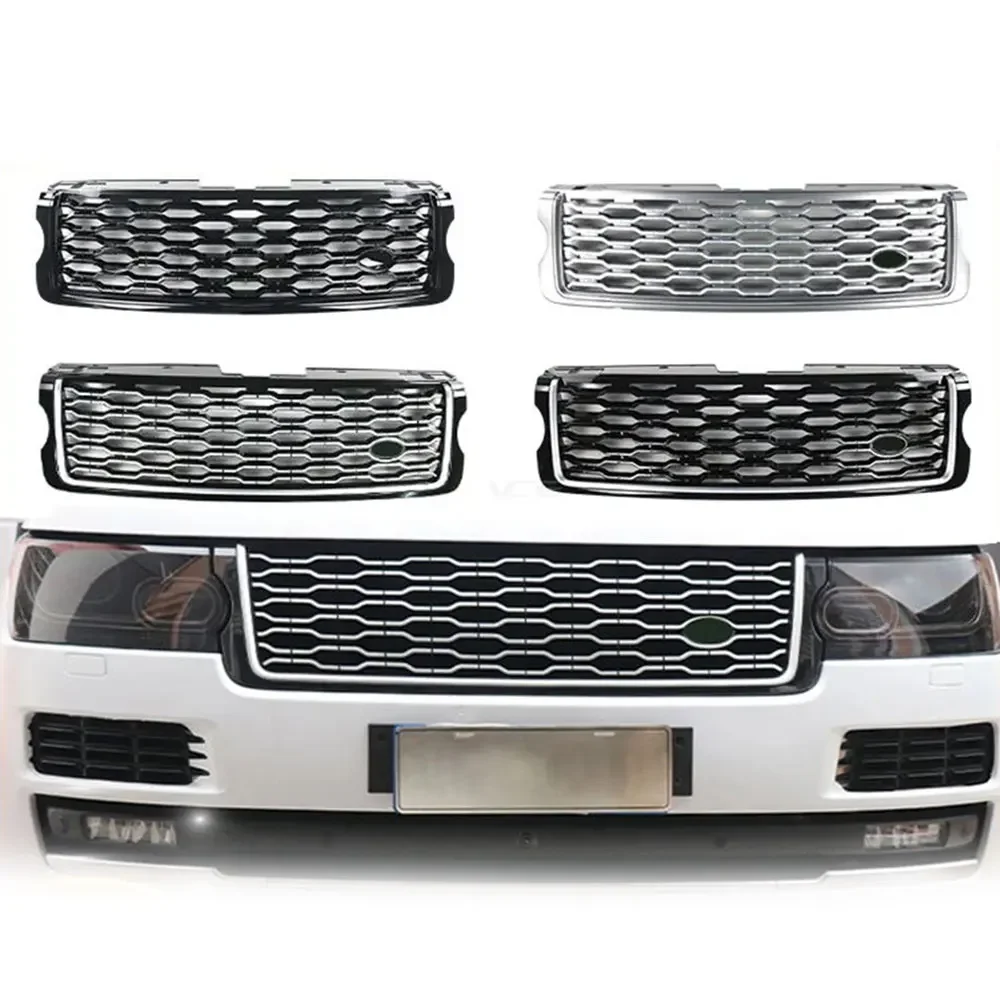 New Style Car Front Bumper Mesh Grille For Land Rover Range Rover Vogue L405 2013 -2017 Upgrade to 2018