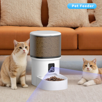4L large capacity cat feeder, intelligent APP and high-definition camera, stainless steel food bowl