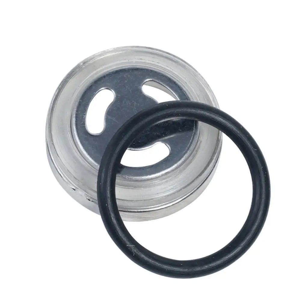 Motorcycle upper pump master cylinder brake pump oil window mirror Sight Glass rubber gasket 18mm