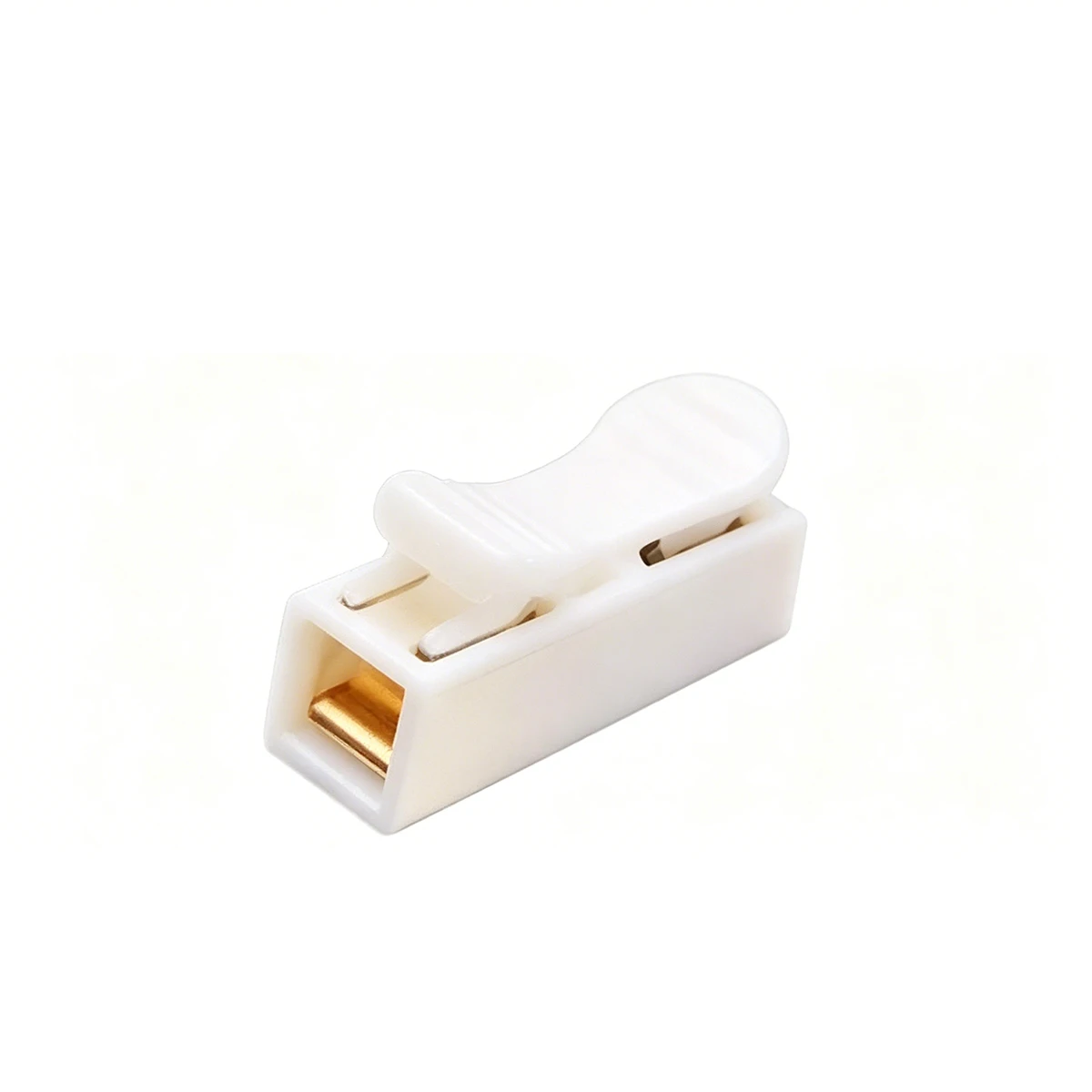 100pcs 1/2/3 Pin Quick Connect Wire Connectors Brass Manganese Steel Spring Clamp Screwless Terminal Block Electronics Wiring