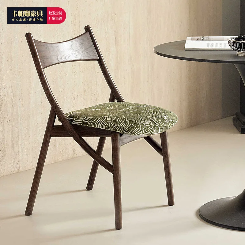 

Luxury Furniture Interior Relax Nordic Home Patio Dining Chairs Soft Kitchen High Office Relax Soft Chair Dining Room Chairs