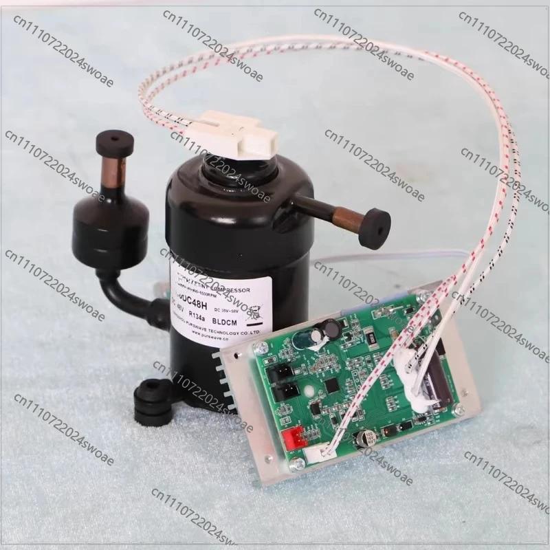 Ultra-micro Mini Compressor DC12V24V48V DC Air Conditioner Water Machine Cooling Capacity 400W
