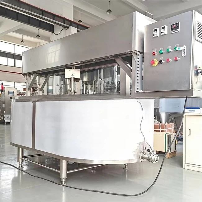 Fully Automatic Cheese Making Machine 3000l Oval Cheese Mixing Vat view 2