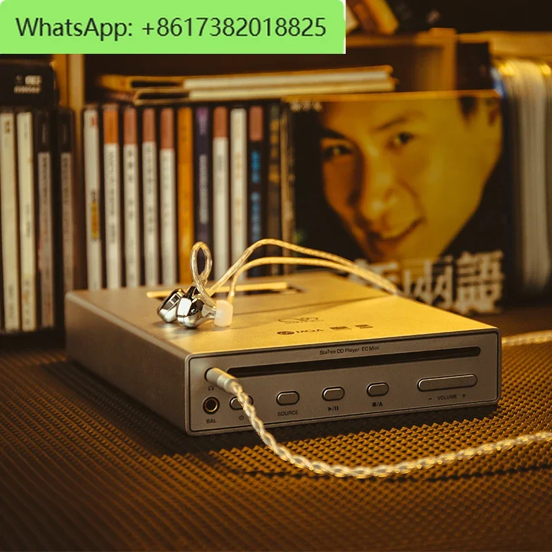 EC MINI CD Player Hi-Fi quality Bluetooth DAC/AMP Hi-Res Audio 2x ESS ES9219 Ricore RT6863 chips 3.5/4.4mm/RCA Outputs