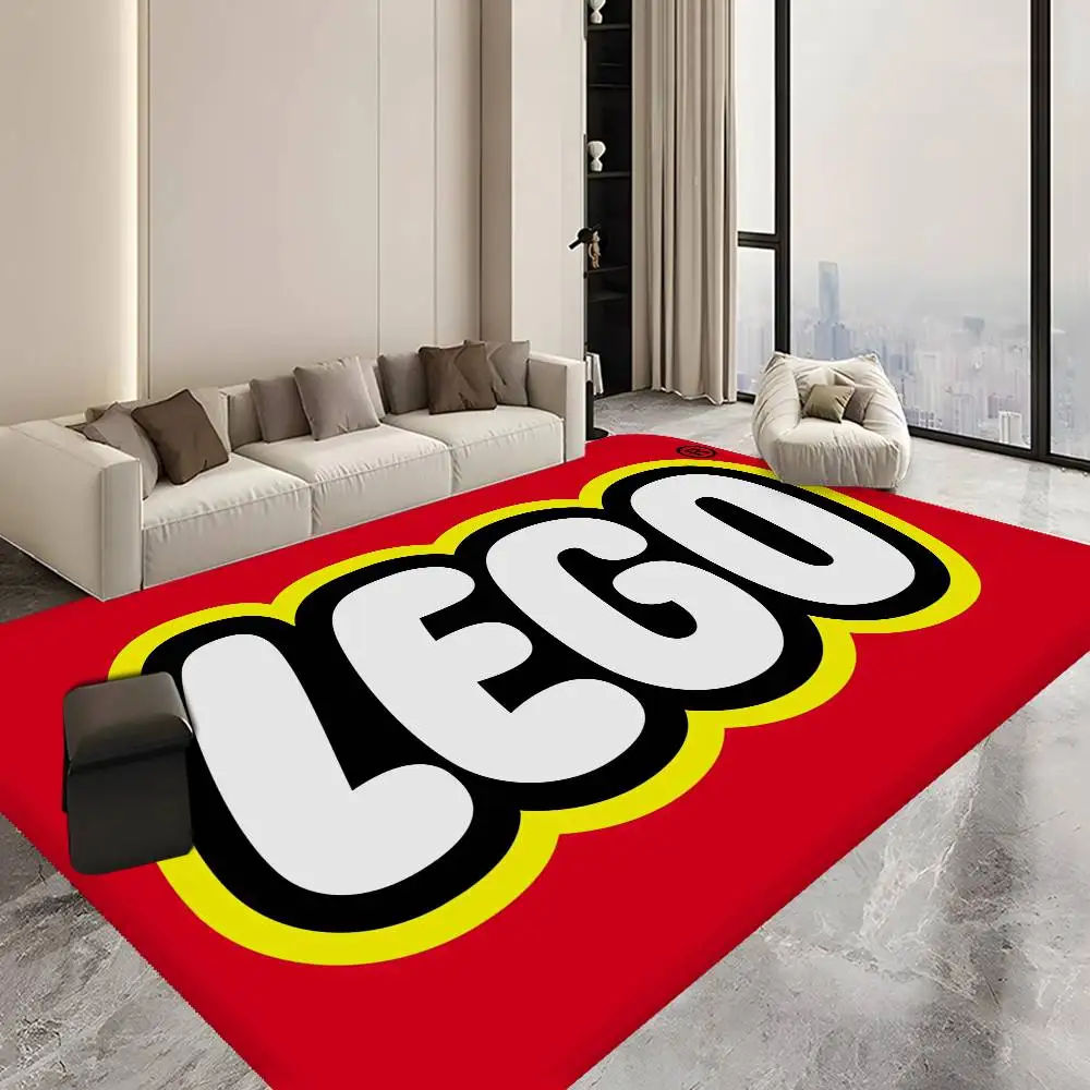 Classic L-LEGOS logo Floor Carpet Nordic Style Home Doormat Bathroom-Toilet Mats Bedroom Hotel Decor Mat