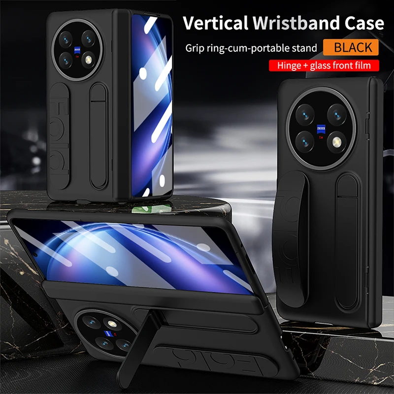 

Чехол для Vivo X Fold 5 X Fold 3 Pro, браслет-кронштейн, шарнир, полностью упакованный противоударный жесткий чехол для мобильного телефона