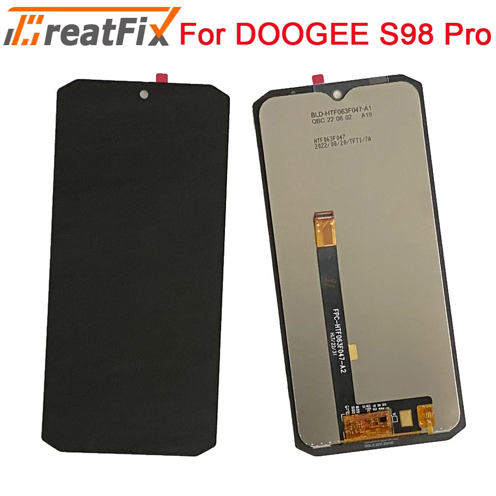 Original DOOGEE S98 S98Pro LCD Display and Touch Screen DOOGEE S98 Pro LCD Digitizer Assembly Replacement Display lcd +Tools