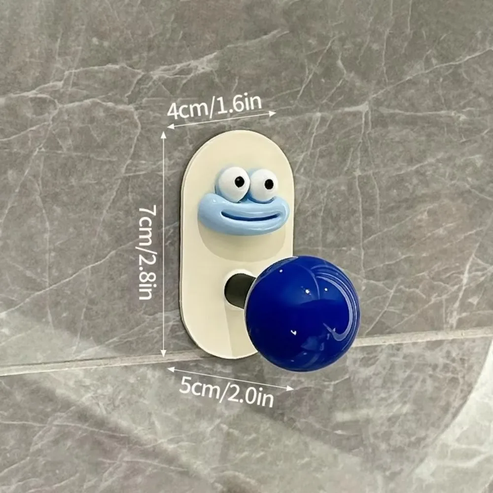 

Punch-Free Dopamine Adhesive Hooks Wall Mount Home Storage Accessories Bathroom Adhesive Wall Hook Heavy Duty Hanger Hooks