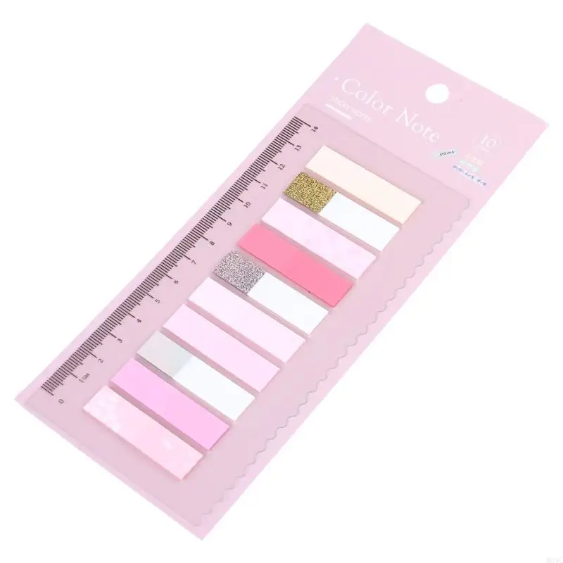 W89C 200PCS 10 색 인덱스 탭 스티커 레이블 방수 인덱스 레이블 스티커 북마크 읽기 레이블 쓰기 가능한 색인 스티커