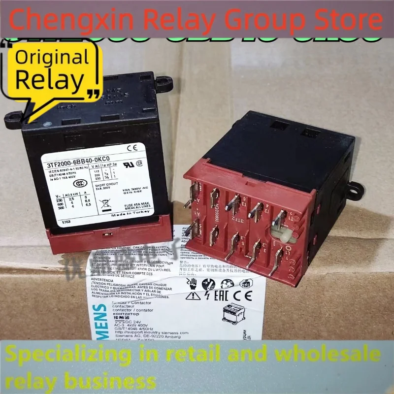 （secondhand）1pcs/lot 100% original genuine relay:3TF2000-6BB40-0KC0 16A 8pins DC contactor relay
