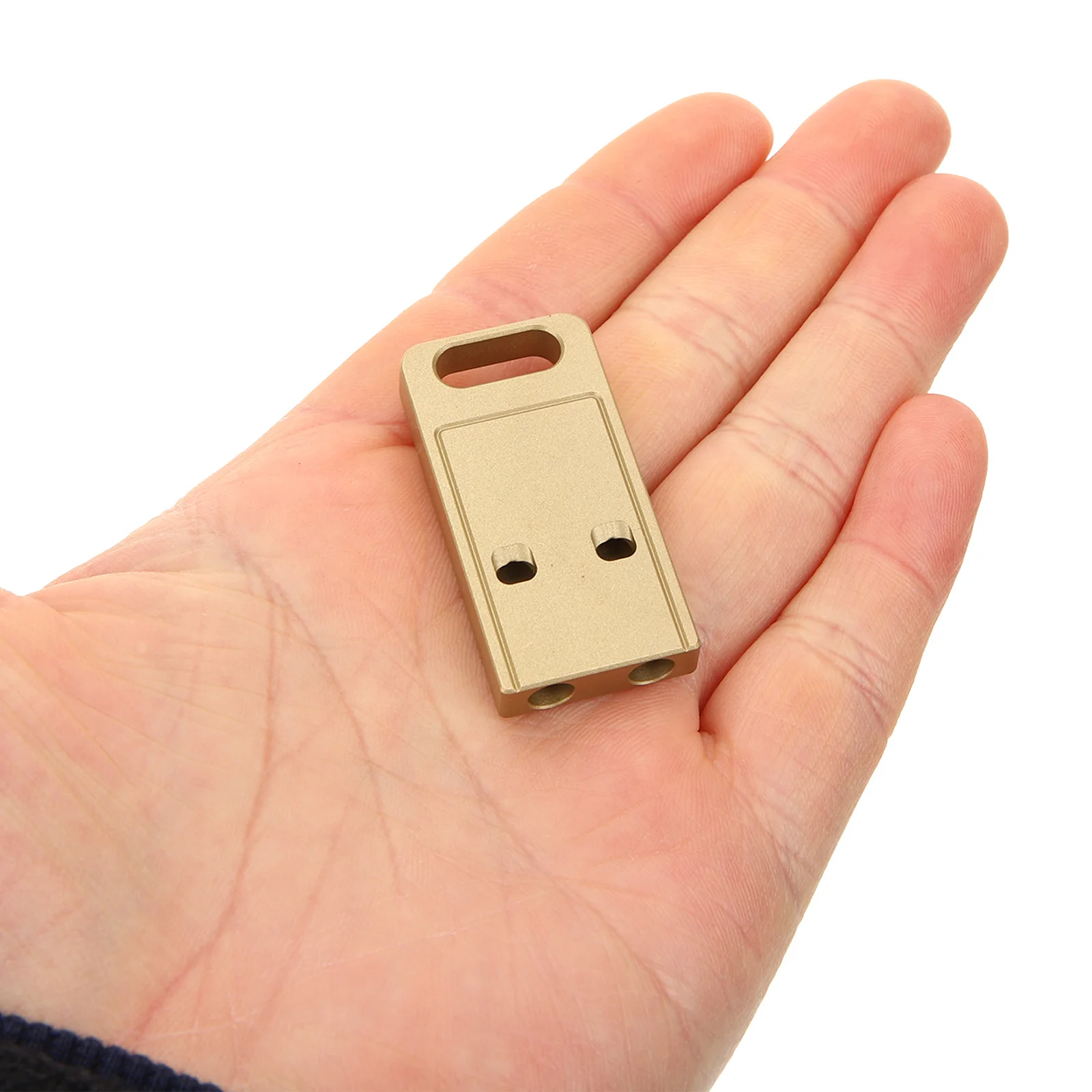 1 قطعة قسط الطوارئ التخييم في الهواء الطلق التنزه النحاس الحرفية ديكور الرياضة بصوت عال المعادن متعددة الأغراض النحاس صافرة الحكم صافرة