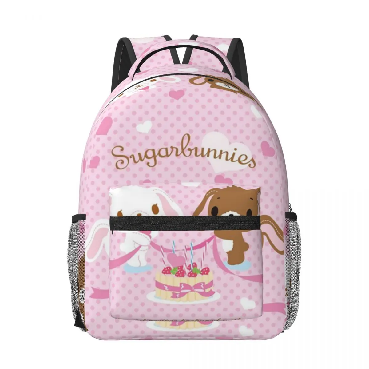 

Sugarbunnies Woman Backpacks Boys Girls Bookbag Fashion Students School Bags Portability Travel Rucksack Shoulder Bag
