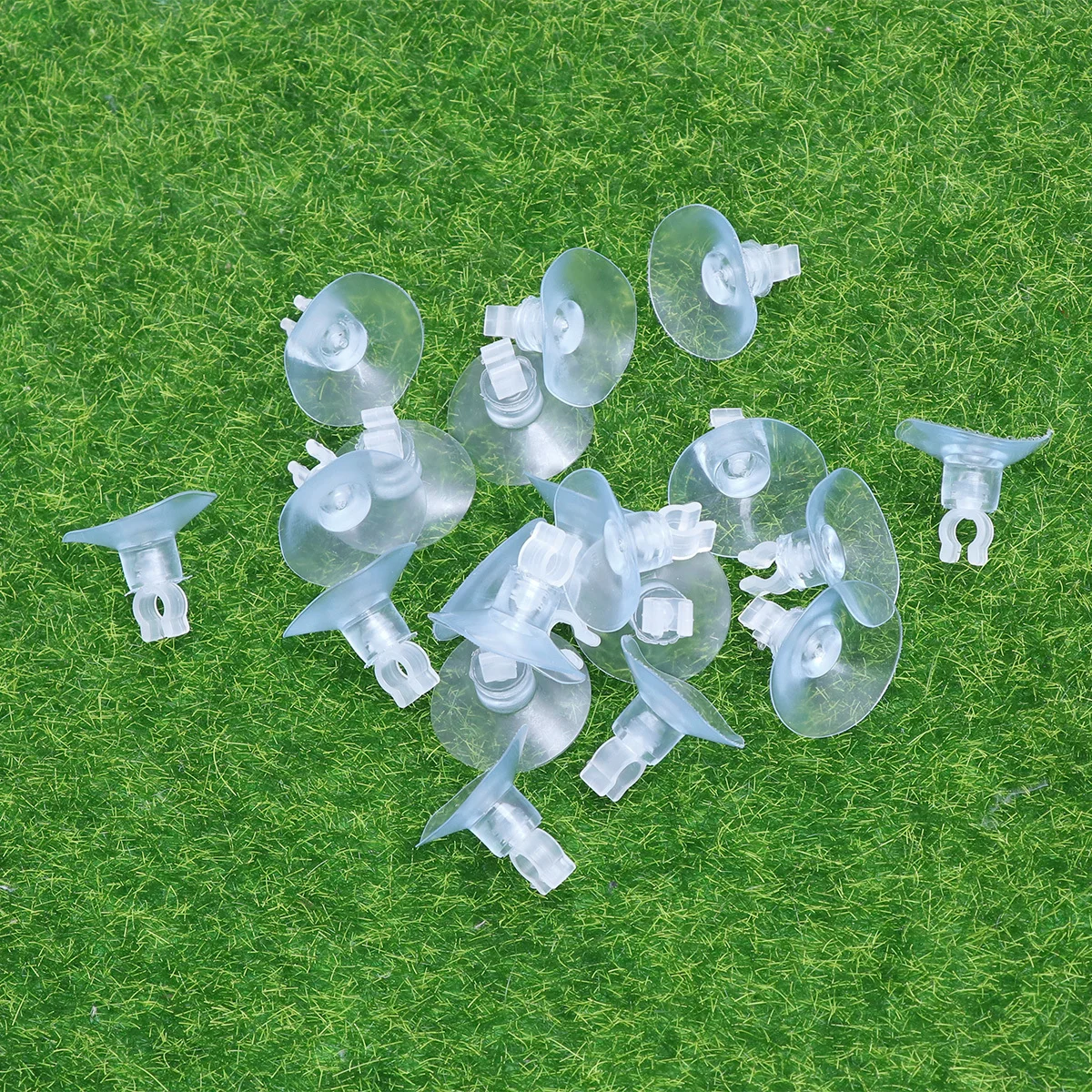 

20Pcs Airline Tube Holders Clips 4mm Suction Cups for Aquarium Fish Tank Pump Tube Fix Easy Use Aquarium Suction Cups