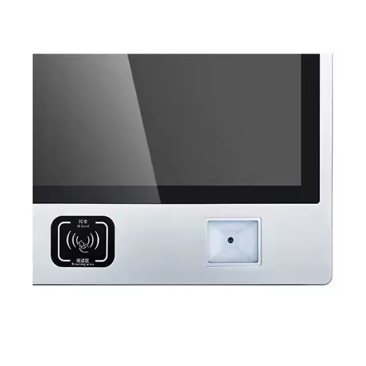 Oem Customized Smart Touch Screen 15.6 Inch Qr Code Scanner Kiosk Ticket Printing Self Service Order Pos System Payment Terminal