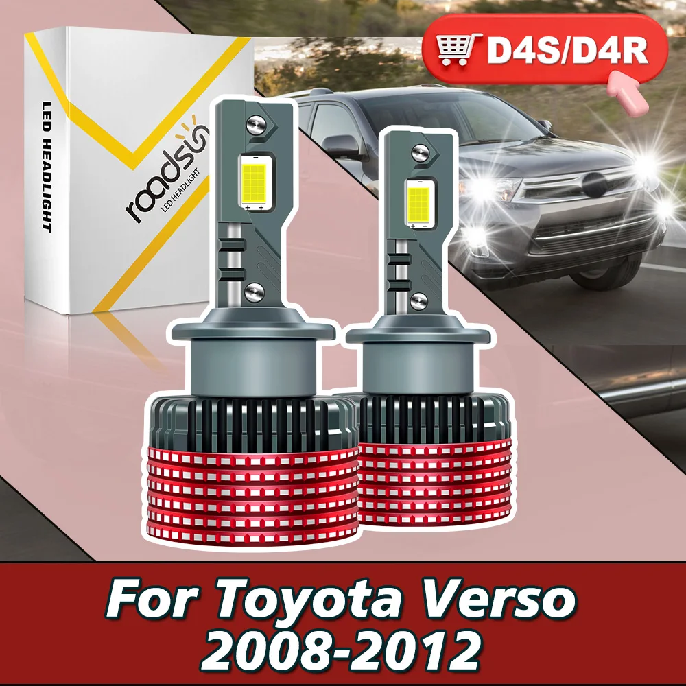 

Для Toyota Verso 2008-2012 D4S D4R светодиодные фары оригинальные HID 180 Вт 30000LM автомобильные фары HID 6000K белые Plug and Play