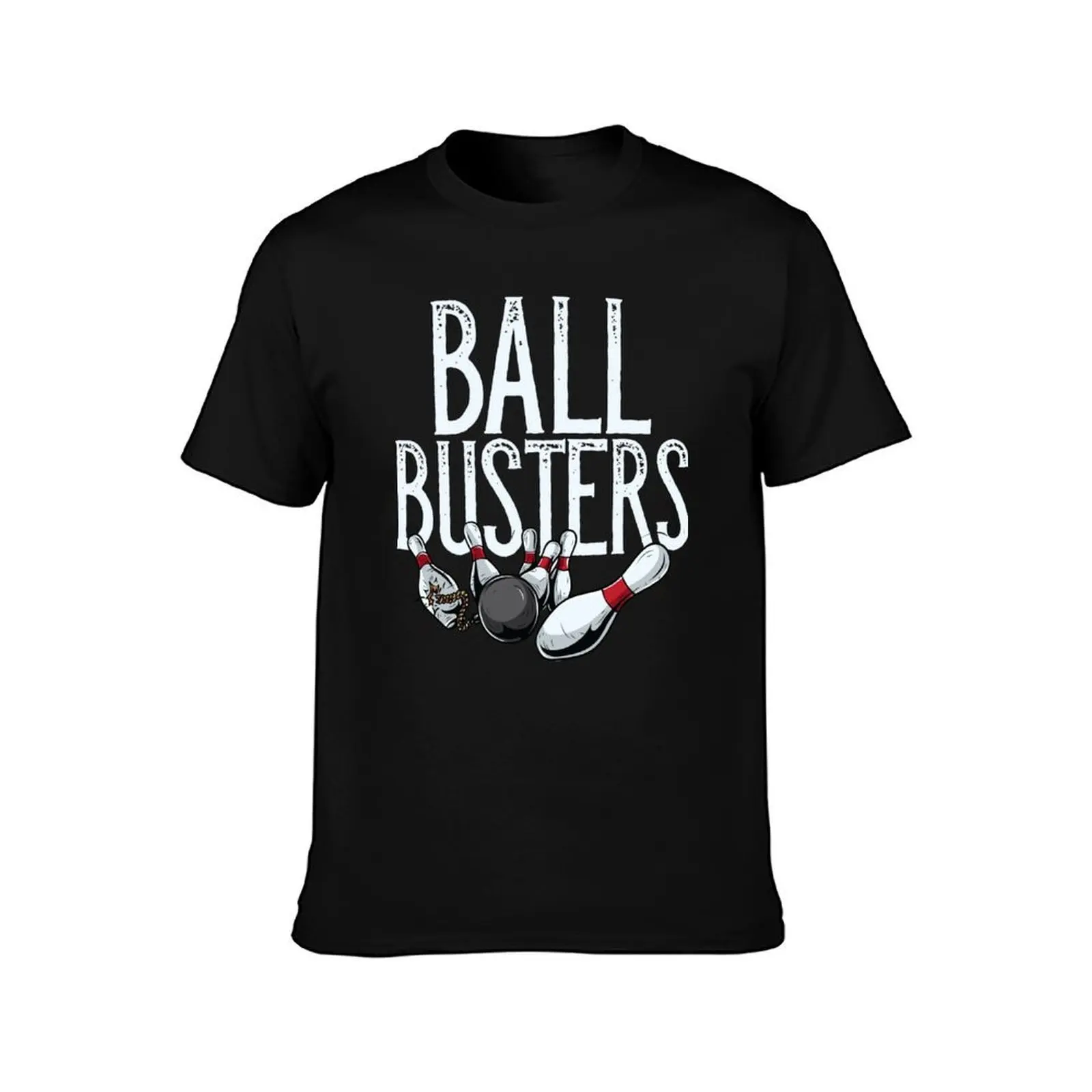 Ball Busters, Funny Bowling Team Name T-Shirt Breathable Workout Short Sleeve Top
