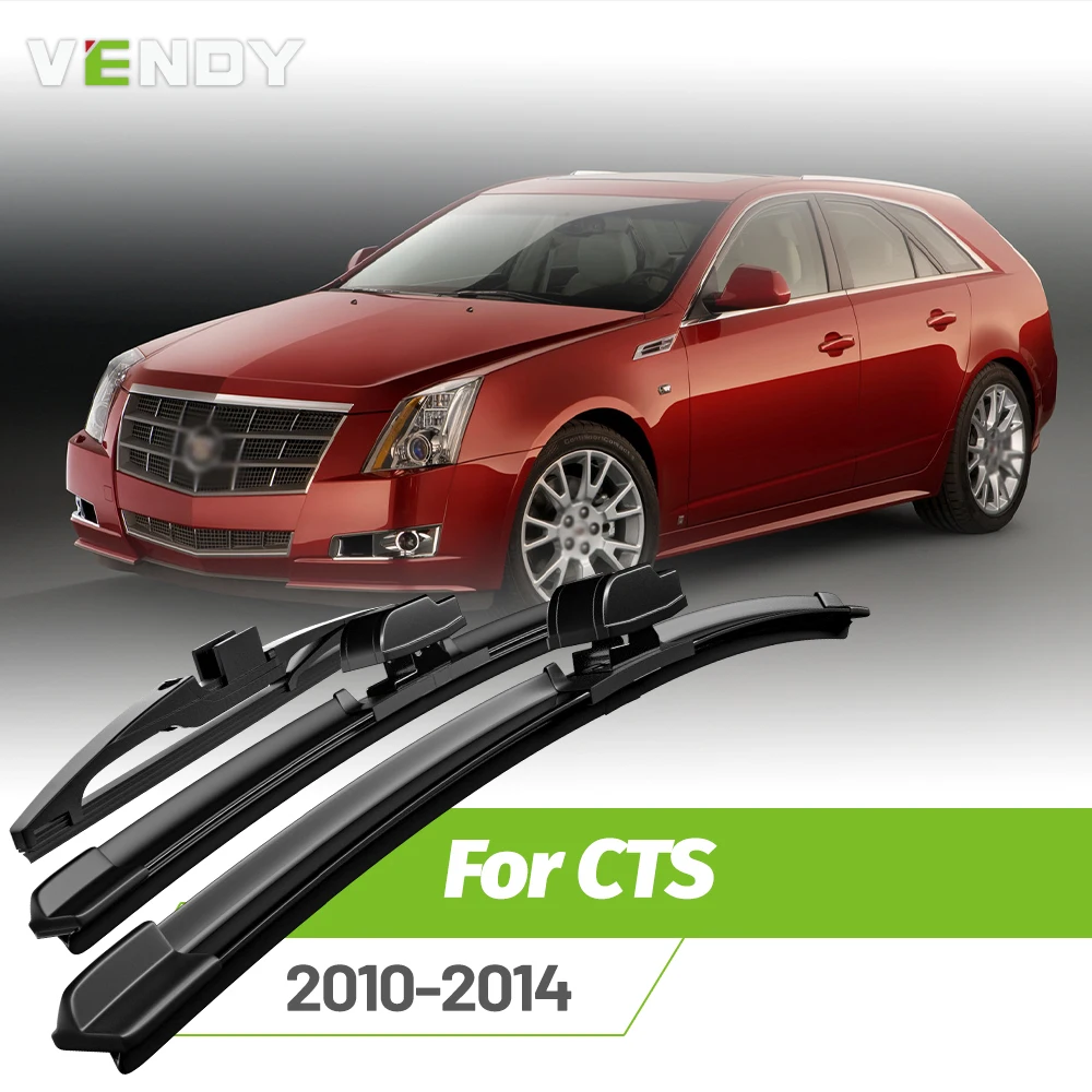 

Front & Rear Wiper Blades Set For Cadillac CTS 2010-2014 Windshield Windscreen Window Rain Brushes 22"+19"+13"