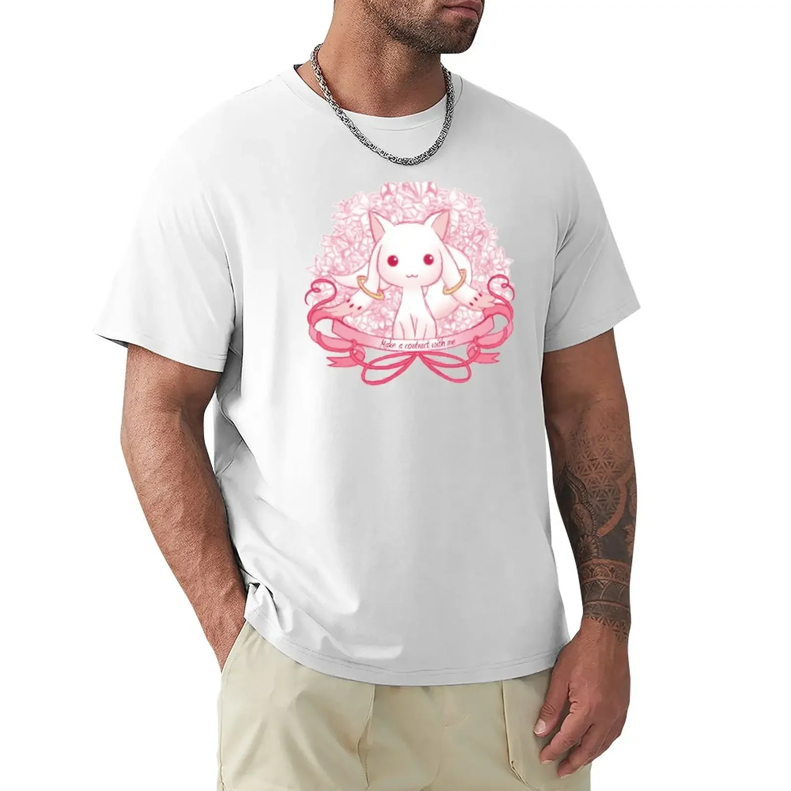 

Kyubey T-Shirt summer tops plus sizes for a boy workout shirts for men