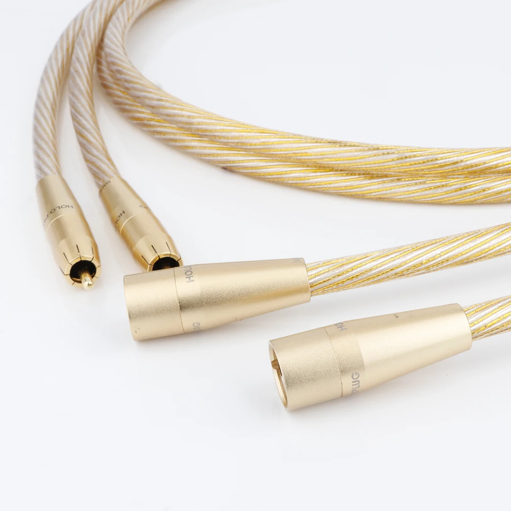 Nordost ODIN 2 Emas RCA Ke XLR Kabel Audio Interkoneksi Saluran Audio RCA/XLR Plug Amplifier Pemutar CD/DVD